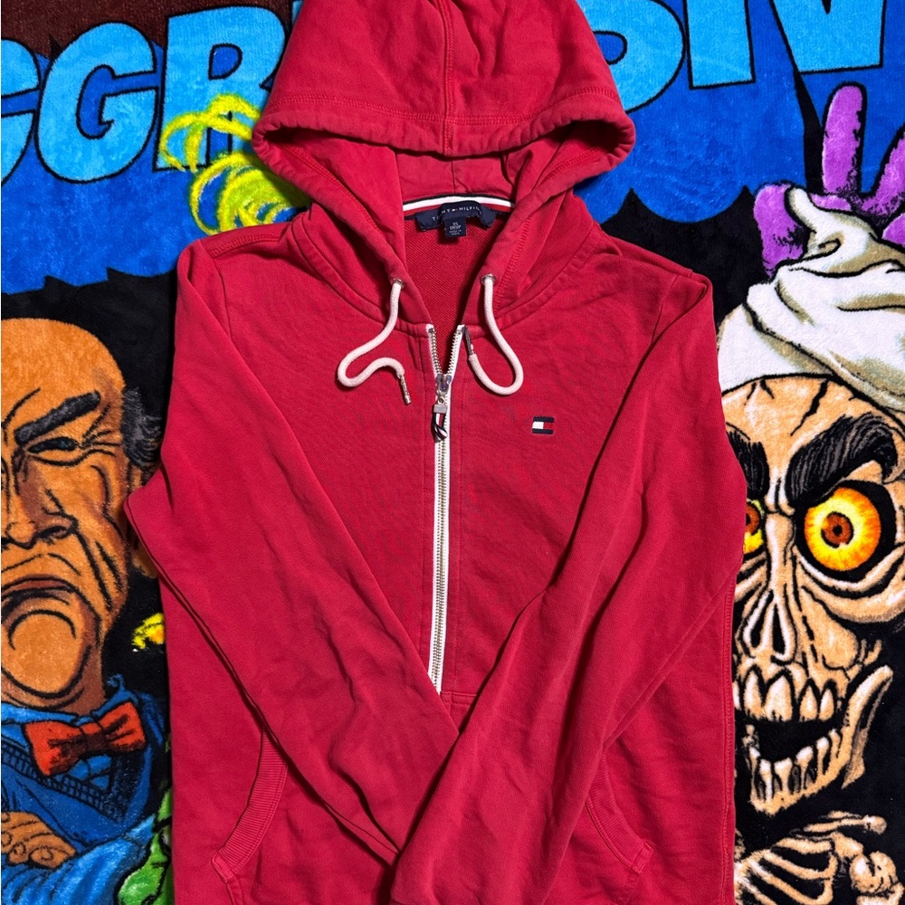 Tommy Hilfiger Red Zip-Up jacket